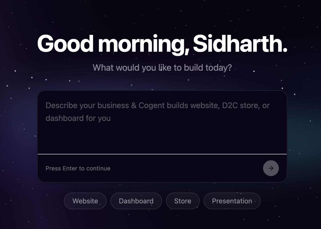 A website built and run by Cogent