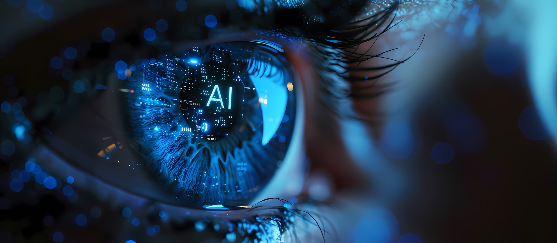 An AI eye overseeing the operation